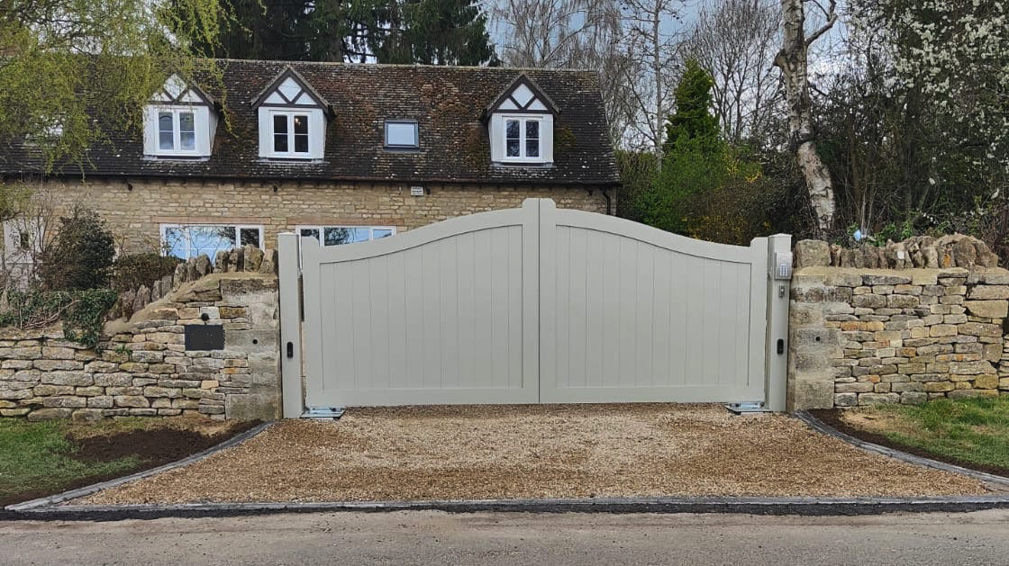 Entrance to new gates.