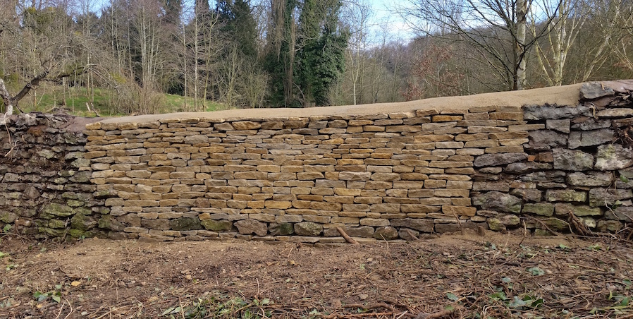 Another section of the Ledbury wall.