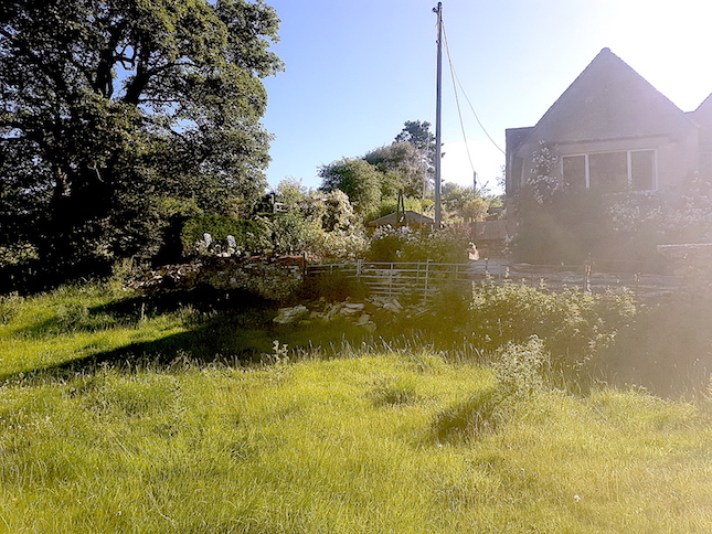 Removal of tumbledown wall and gate in Turkdean.